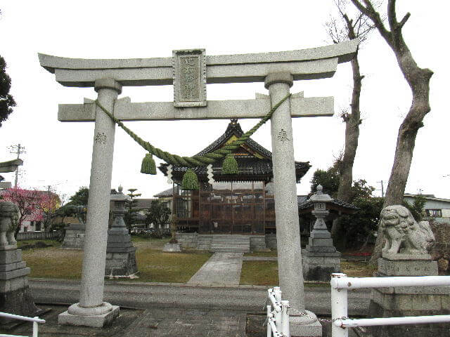 建石勝神社の鳥居